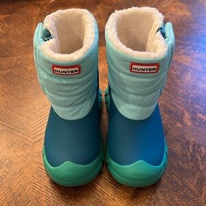 Hunter Blue Rain & Snow Boots